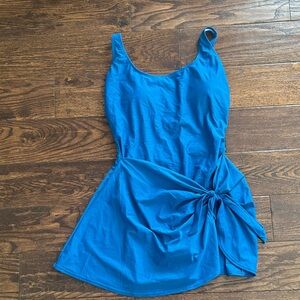 Source Unknown Blue Women's Swim One Piece